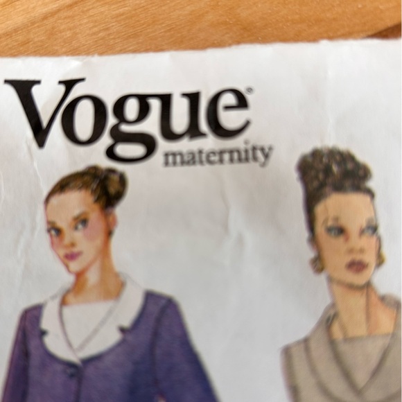 Vintage Vogue 1833 Maternity Pattern - size 20-22-24 - uncut - Picture 8 of 9